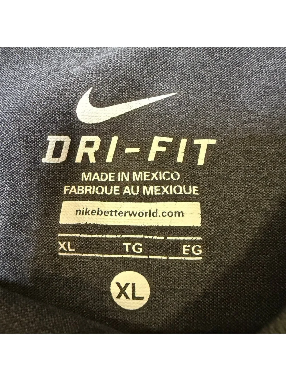 Nike Dri-FIT Gray T-Shirt Size Youth XL
